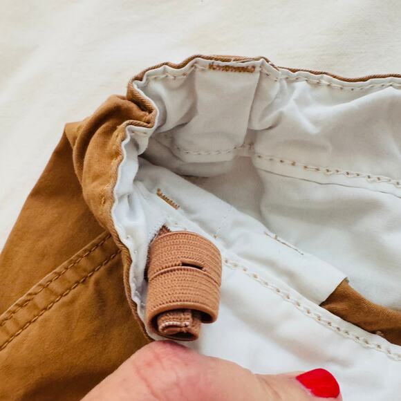 Cat & Jack Boys Shorts Bundle -Brown Khaki Chino & Light Distressed Denim Size 7 - Picture 5 of 10